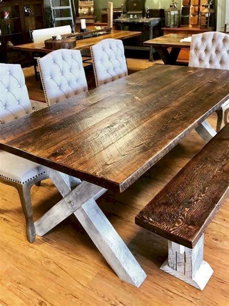 awesome diy rustic dining table design ideas farmhouse dining room