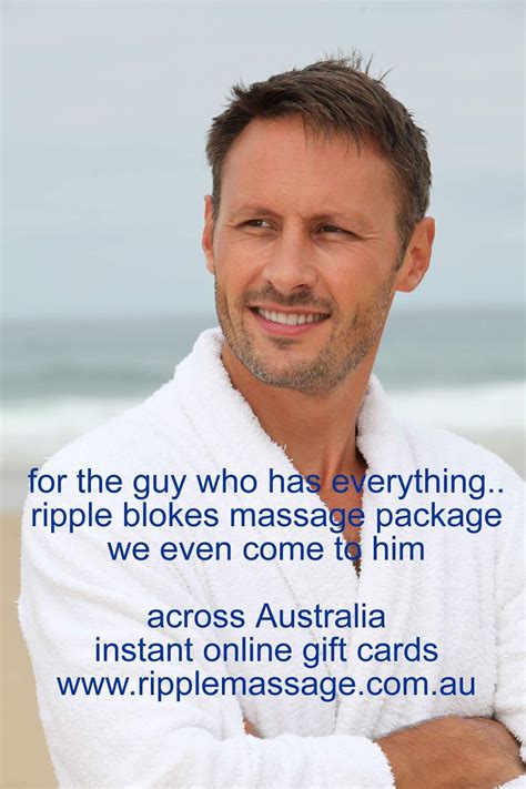 for the man who has everything ripple massage blokes