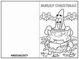 Kids Templates Christmas Cards Card Wonderland Crafts Xmas Coloring Printable Template Greeting Postcards Spongebob Pages Sheets Activity Print Seasonal Drawing sketch template
