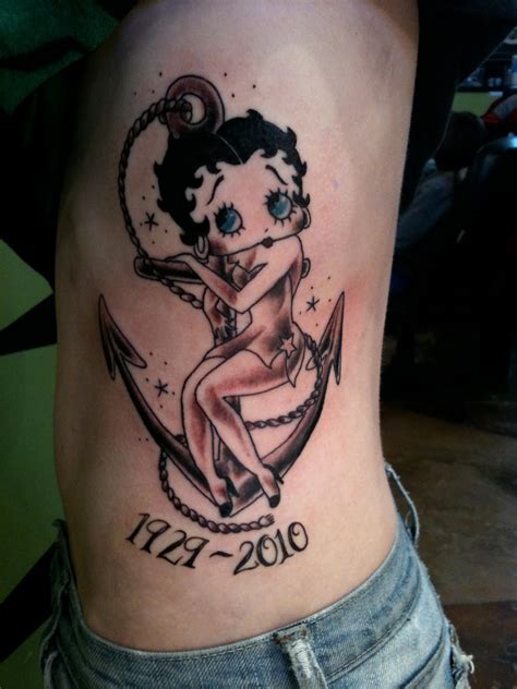 Miss Kitty Tattoos Art And Happenings Betty Boop Tattoo