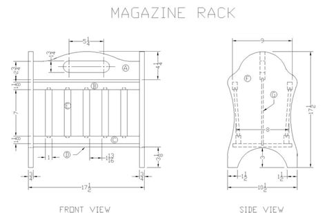 build  wooden magazine rack woodworking plans  lees wood projects