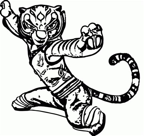 kung fu panda tigress coloring pages coloring home