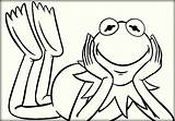 Kermit Coloring Frog Pages Muppets Show Color Drawing Red Tree Simple Frogs Cute Princess Eye Getdrawings Eyed Pencil Clipartmag Getcolorings sketch template