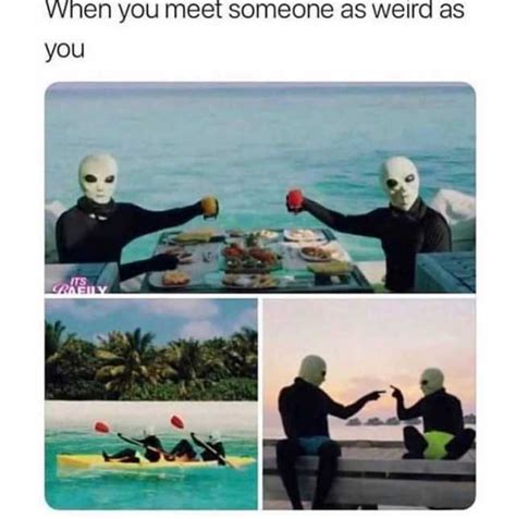 Memes When You Meet Someone As Weird As You Its