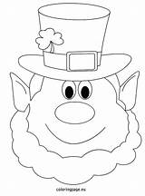 Coloring Leprechaun Printable Pages Patrick Template St Shamrock Hat Saint Crafts San Outline Sheets Activities Patricks Getdrawings Stencil Craft Colouring sketch template