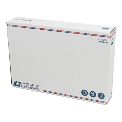 united states post office fold  flap shipping box