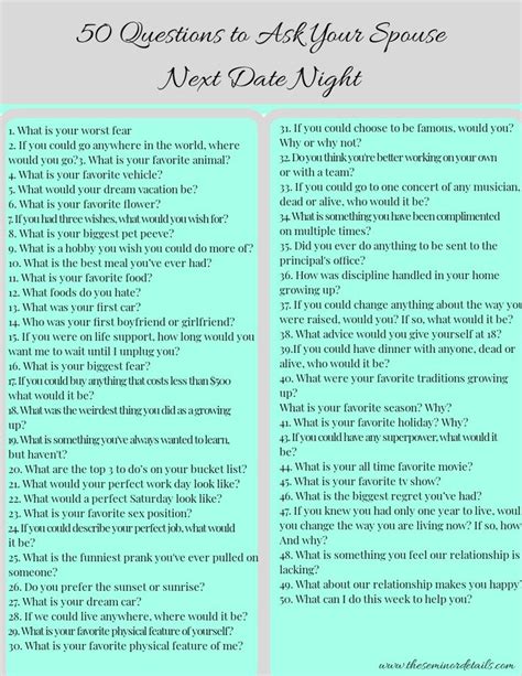 50 questions to ask your spouse next date night in 2021 getting to