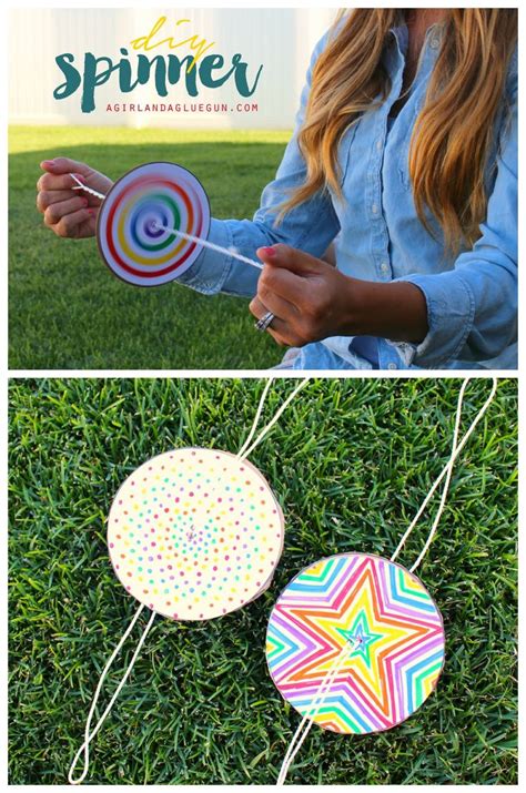 diy paper spinner for endless fun make and takes crafts crafts for