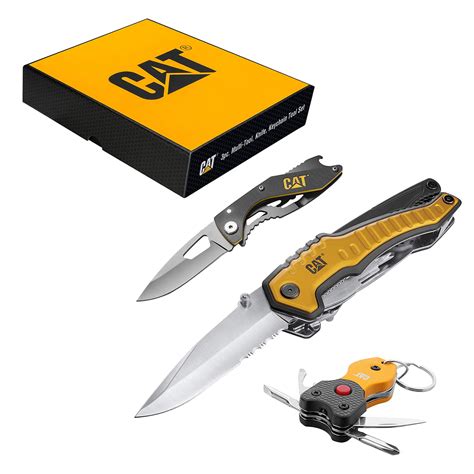 Cat 3 Piece Multi Tool And Pocket Knife T Set Box 240125 Walmart