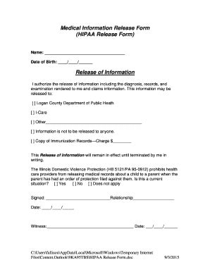 sample letter  recommendation hipaa authorization form  family