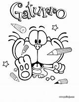 Gaturro Dibujo Lapices Corriendo Laminas sketch template