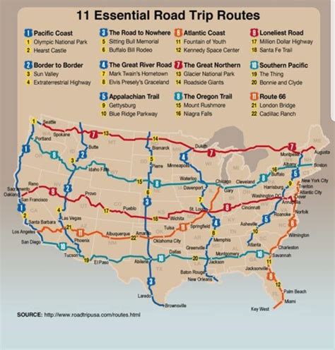 guide  road trips  usa rcoolguides