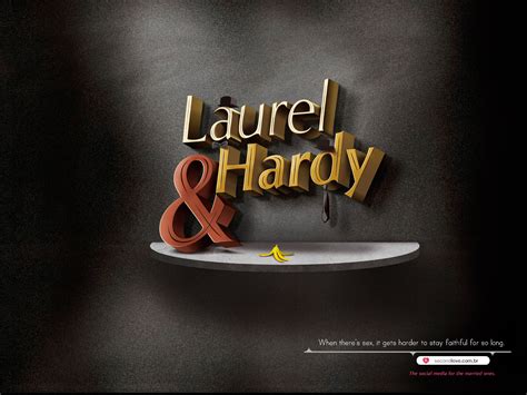 second love print advert by script couple laurel and hardy ads of the world™