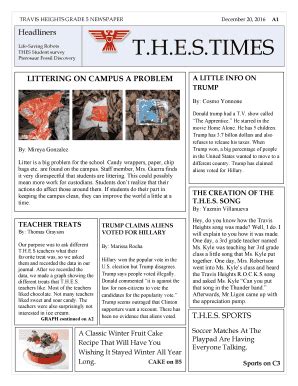 tabloid   students newspaper report  resource pack