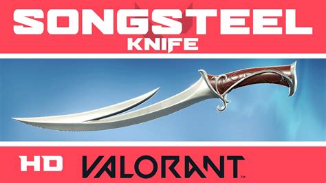 Songsteel Sword Valorant Battle Pass Knife Skin Act 3