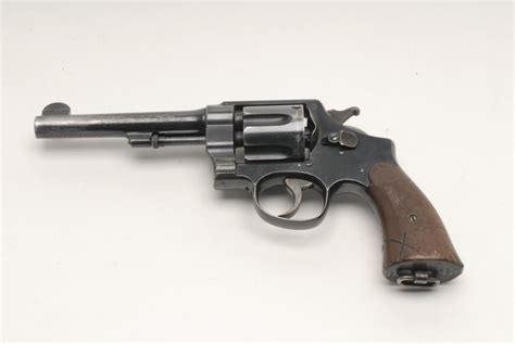 Smith And Wesson U S Property Marked Model 1917 Da Revolver