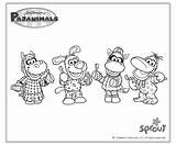 Pajanimals Coloring Pages Cartoon Kids Choose Board Pbs sketch template