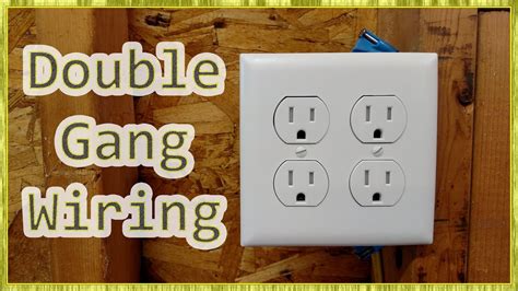 wiring diagram  gang outlet box