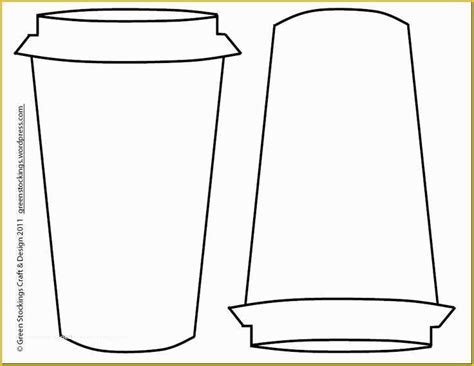 printable coffee cup template