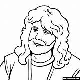 Mick Foley Coloring Wwe Sting Template Thecolor Sketch sketch template