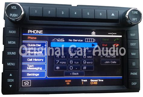 dlt  ac ford edge navigation radio cd player cdcar