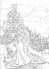 Coloring Tangled Disney Pages Princess Choose Board sketch template