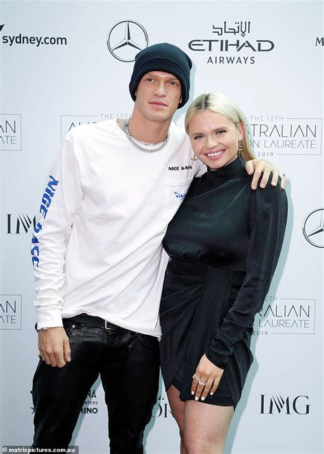 siblings cody and alli simpson step out together for the australian fashion laureate in sydney