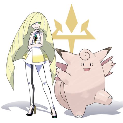Lusamine And Clefable Pokemon And 2 More Drawn By Teru