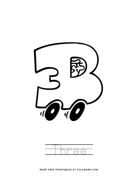 printable number coloring pages  kids   perfect