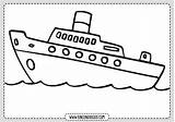 Barco Dibujo Barcos Rincondibujos Trenes Locomotoras Grandes Visitar sketch template