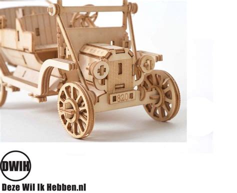 bolcom houten  puzzel auto bouwpakket