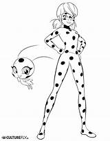 Miraculous Ladybug sketch template