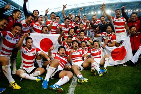 japan pull off incredible shock rugby world cup win after beating south africa 34 32 mirror online