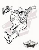 Coloring Power Dino Rangers Charge Pages Ranger Blue Popular Them sketch template