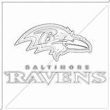 Ravens Baltimore Super sketch template