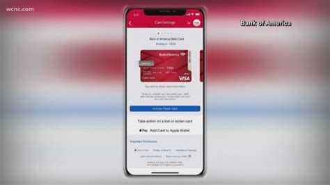 bank  america launches  digital debit card wcnccom