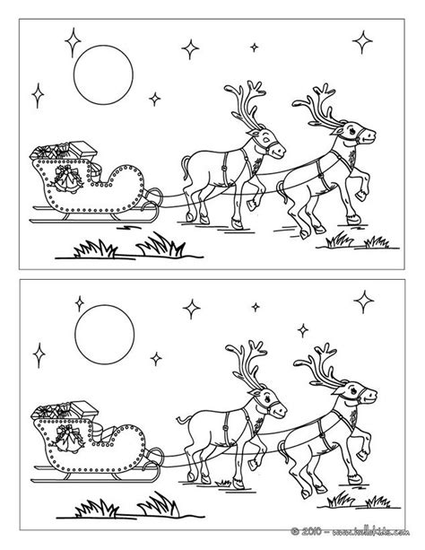 christmas spot  differences santas reindeers christmas