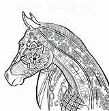 Mosaic Coloring Pages Animal Getcolorings Printable sketch template