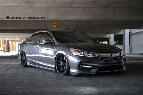 honda accord sport white  black rims