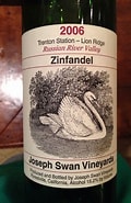Image result for Joseph Swan Zinfandel Trenton Station Lion Ridge. Size: 120 x 185. Source: www.vivino.com