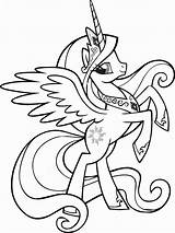 Pony Little Coloring Pages Color Print Movie sketch template