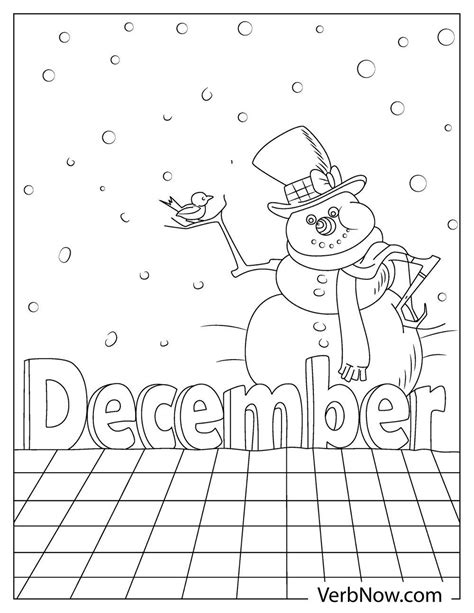 december coloring pages   printable  verbnow