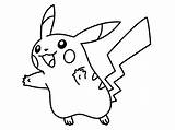 Pikachu Pokemon Coloring Pages sketch template