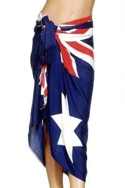 Aussie Flag Sarong Aussie Blokes Clothes