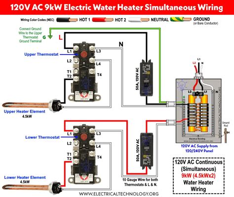 hot water heater wiring diagram single element  faceitsaloncom