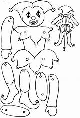 Puppets Marionette Jester Puppet Coloriage Carnaval Hampelmann Cnx Bitch sketch template
