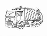 Garbage Camion Colorare Spazzatura Immondizie Museprintables Atuttodonna Scania sketch template