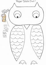 Puppets Owls Template sketch template