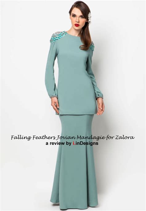 Falling Feathers By Jm For Zalora Awesome Baju Hari Raya