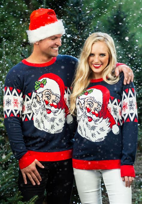 Vintage Santa Ugly Christmas Sweater For Adults